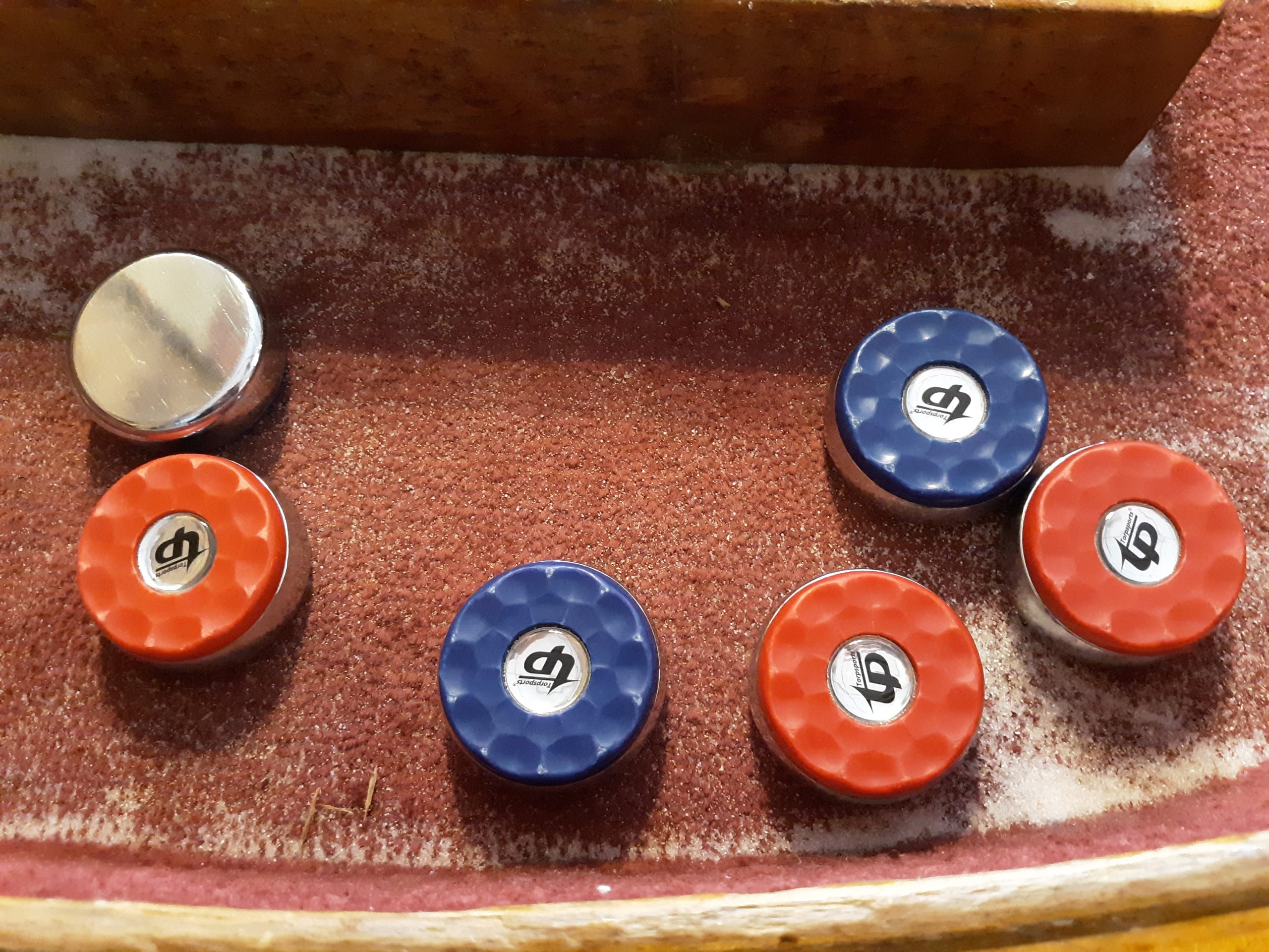 Shuffleboard pucks